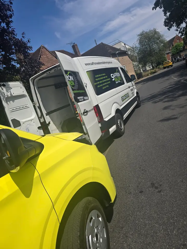 A village street call-out, van parked and the job underway
